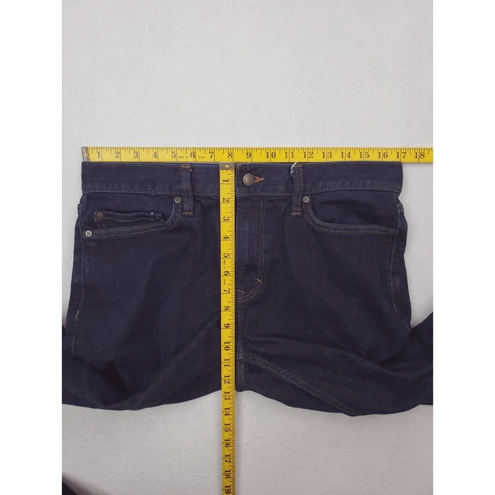 Banana Republic Travel Jean Mens 34x30* Slim Fit Tapered Stretch Denim Pant Dark